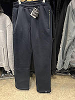Теплі чоловічі спортивні штани Pm, зимові сині спортивні штани з начосом. Чоловічий одяг