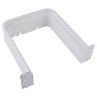 Пластиковий обмежувач для сифона W=200 L=250 H=70 R=43 білий Mesan