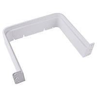 Пластиковий обмежувач для сифона W=300 L=250 H=70 R=43 білий Mesan