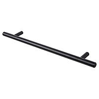 Ручка меблева 160мм чорна релінг