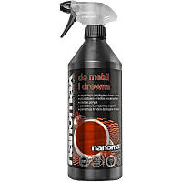 Популярний! Засіб для догляду за меблями Nanomax Pro Для для миття виробів із дерева 1000 мл (5901549955095) - Краща якість тільки