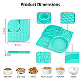 Оригінал! Миска килимок для собак і кішок підлоговий і протиковзний антистрес — найвища якість!, фото 2