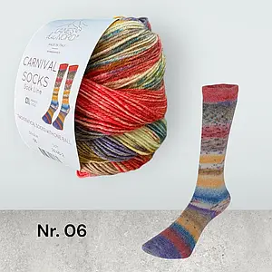 Шкарпеткова пряжа серія Carnival Socks