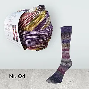 Шкарпеткова пряжа серія Carnival Socks