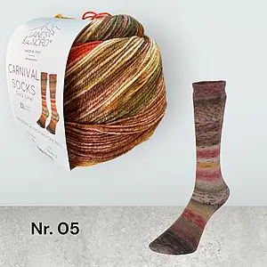Шкарпеткова пряжа серія Carnival Socks