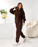 Жіночий спортивний теплий костюм, фото 4