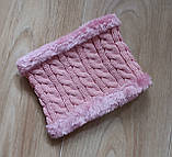 Дитячий теплий снуд баф на дівчинку / Onesize / 2-6 років, фото 3