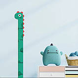 Ростомір дитячий самоклеючий | Настінна наклейка для вимірювання росту Жираф / Єдиноріг / Динозавр, 180 см, фото 8