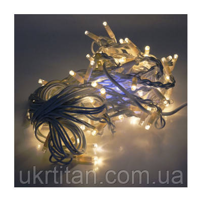 Оригінал! Гірлянда Voltronic Бахрома White Hot 120 LED, біла, вулична, 5x0.7м, BOX (DT-2025/B120WH) - Вища Якість!, фото 1