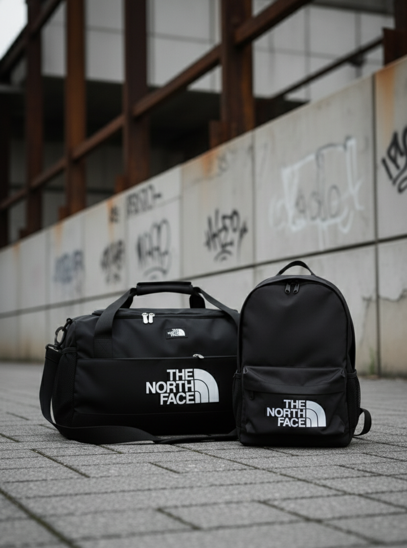 Комплект рюкзак сумка The North Face 2в1 чоловічий жіночий дорожній tnf, фото 1