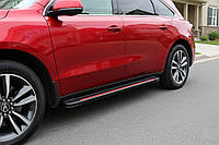 Боковые Подножки Maya Red (2 шт., Алюминий) для Acura MDX 2013-2020 гг