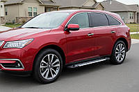 Боковые Подножки Line (2 шт., Алюминий) для Acura MDX 2013-2020 гг