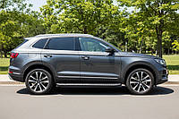 Боковые пороги Bosphorus Black (2 шт., алюминий) для Acura MDX 2013-2020 гг