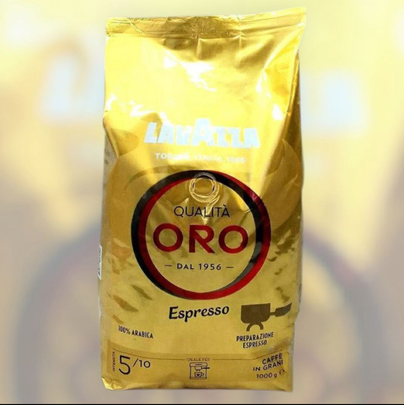 Зернова кава Lavazza Qualita Oro 1кг, фото 1
