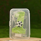 Свічка цифра 4 на Футбольну тематику, 7 х 4 см, фото 2