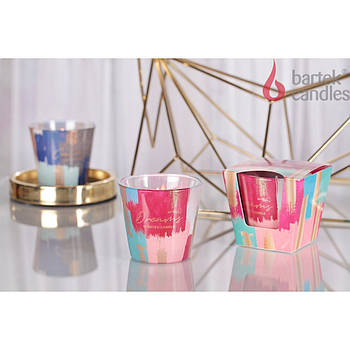 Свічки ароматизовані в склянці BARTEK Різнобарвні мрії