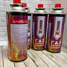 Газовий балон для пальників, газових плит, універсальний газ всесезонний 400 мл, фото 3