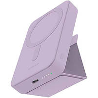 Повербанк з бездротовою зарядкою та підставкою 10000mAh 20W 2025 Proove Hyperion Magnetic білий (PBHN15020009), фото 3