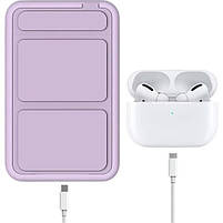 Повербанк з бездротовою зарядкою та підставкою 10000mAh 20W 2025 Proove Hyperion Magnetic білий (PBHN15020009), фото 6