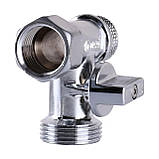 Кран кульовий для пральної машини ARCO 1/2″х3/4″х1/2″ 0233510, фото 2