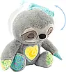 Інтерактивна іграшка сплюшка для сну та відпочинку Лінивець нічник плюшевий обіймашка малюкові Грає мелодії світло дихає, фото 4