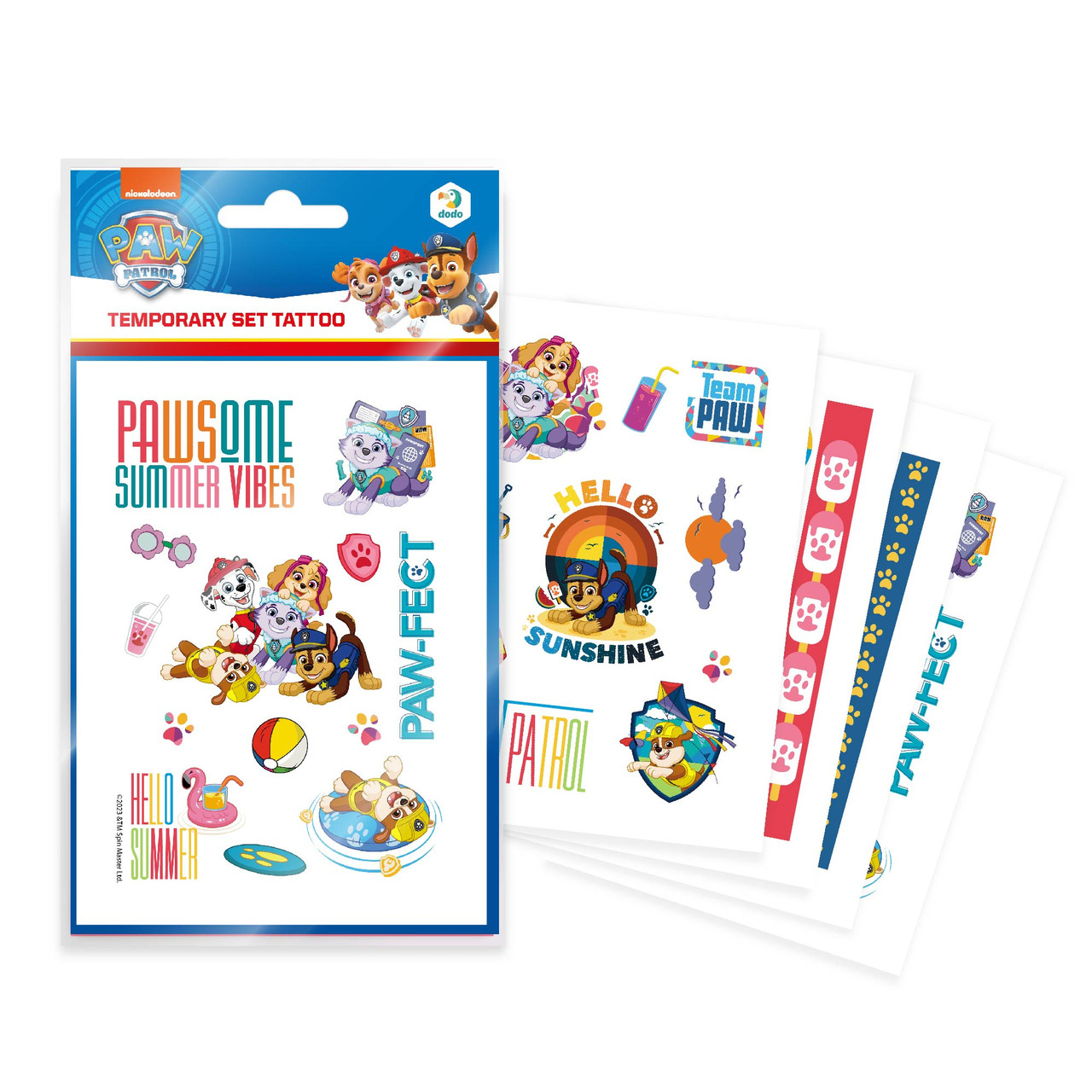 Набір дитячих тимчасових татуювань "Paw Patrol" Dodo 200436, фото 1