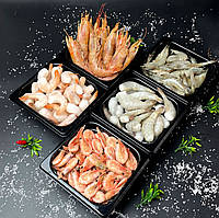 Бокс 5 видів креветок 2,5кг