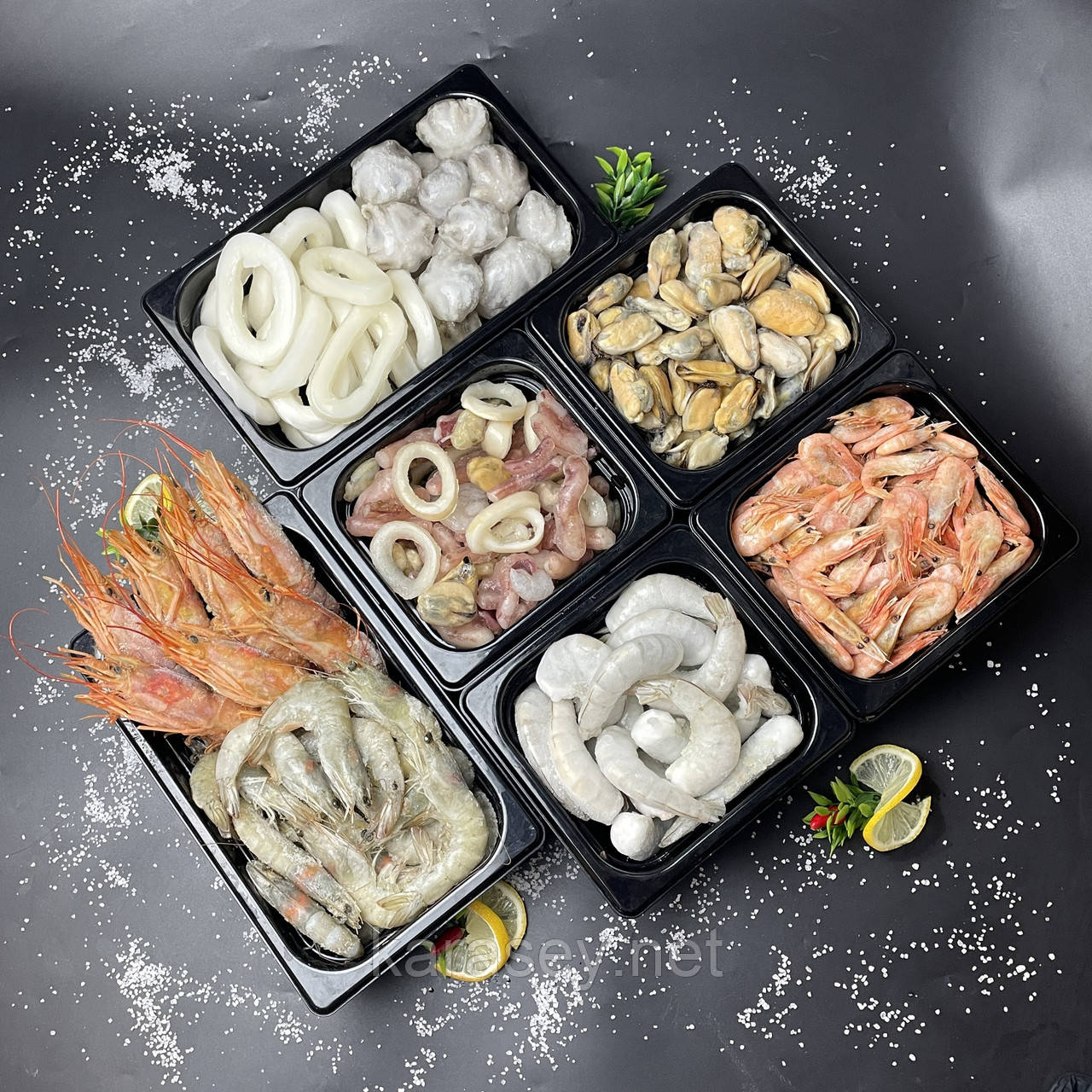 Бокс 8 морепродуктів 3,2кг, фото 1