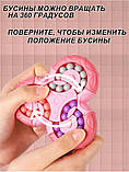 IQ Головоломка антистрес іграшка Чарівний біб, Magic Bean Spinner, IQ кубик рубіка. Розвиваючі кульки Монтессорі спіннер круглий, фото 3
