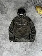 Стильний анорак весна осінь Stone Island Чоловіча куртка повсякденна Стон Айленд із капюшоном, Демісезонна вітровка брендова