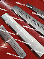 RENAULT DUSTER III з *2024+ Накладки на пороги Рено Дастер Сатиновий комплект Нержавійка 4 одиниці Туреччина