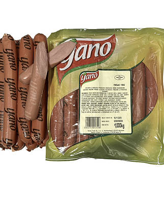 Cосиски Yano 1кг Польща (терміни оновлюються щотижня), фото 1