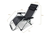 Крісло-шезлонг складне з підголовником - комфорт для дому, дачі та тераси, фото 4