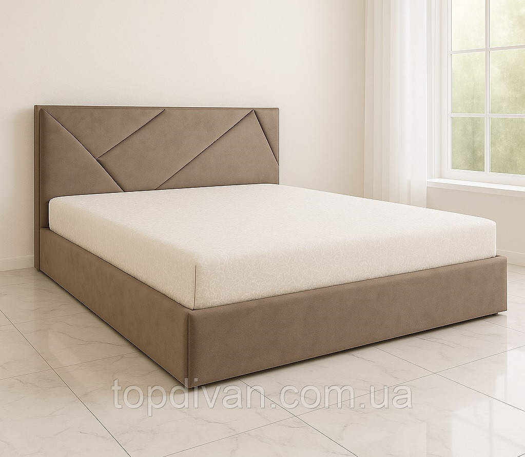 Ліжко Геометрія"" з матрацом і підіймальним механізмом 200*160 спальне (будь-які розміри)