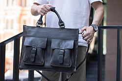 Портфель для ноутбука,сумка-портфель чоловічий,чоловічі сумки-портфелі через плече сіра 42см*32см