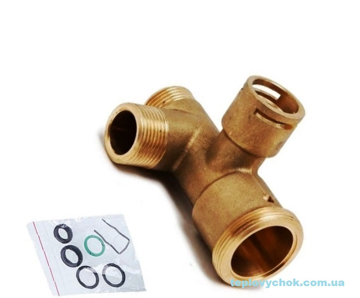 Клапан триходовий без електроприводу Vaillant Turbomax, Atmomax Pro/Plus 252457, фото 1