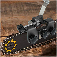Точилка для цепной пилы алюминиевая с вольфрамовой сталью для быстрой заточки цепей 30 градусов
