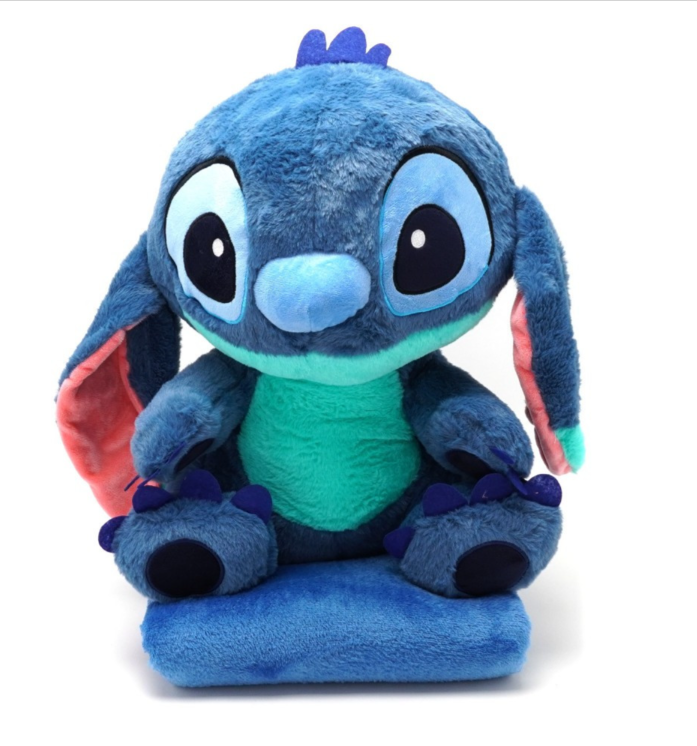 Плед-подушка іграшка 3в1 Стич 40см плед 175*110, фото 1