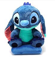 Плед-подушка іграшка 3в1 Стич 40см плед 175*110