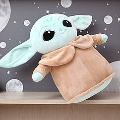 М'яка іграшка Йода 38см Подушка обіймашка плюшева майстер Йода для сну та ігор іграшка антистрес