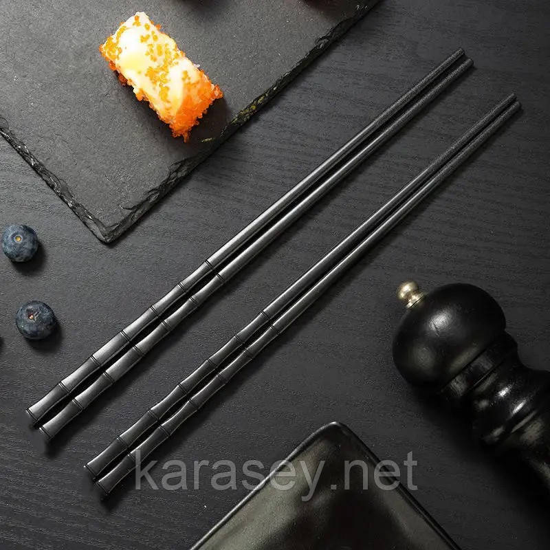 Палички чорні пластик 1шт, фото 1