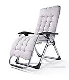 Подушка-матрац для шезлонгу та крісла-реклайнера з бавовни - м'який мат для відпочинку, садова подушка., фото 8