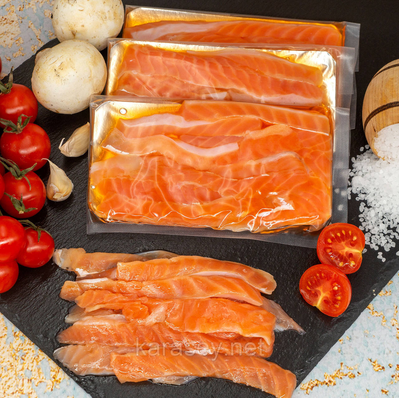 Слайси лосося с/с 100г, фото 1