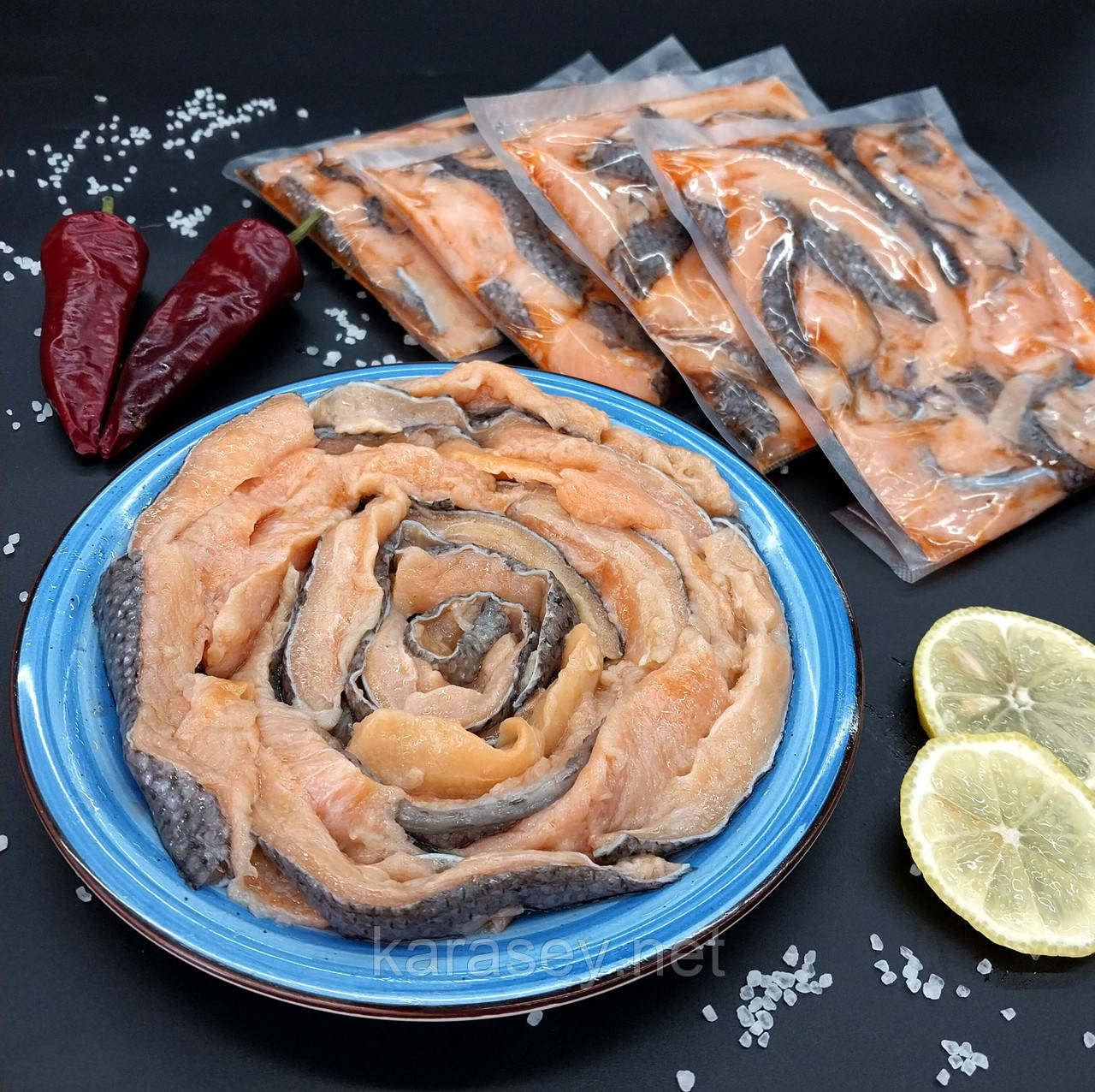 Обрізь лосося пивний набір 250г, фото 1