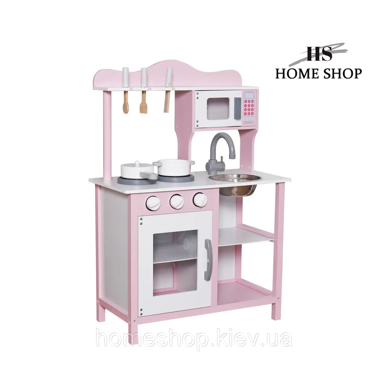 Дитяча дерев'яна кухня "Нікея Pink"