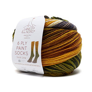 Шкарпеткова пряжа 6 PLY PAINT SOCKS
