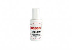 Коригуюча рідина Kores  "25 секунд"  з пензликом, 20 мл K66817