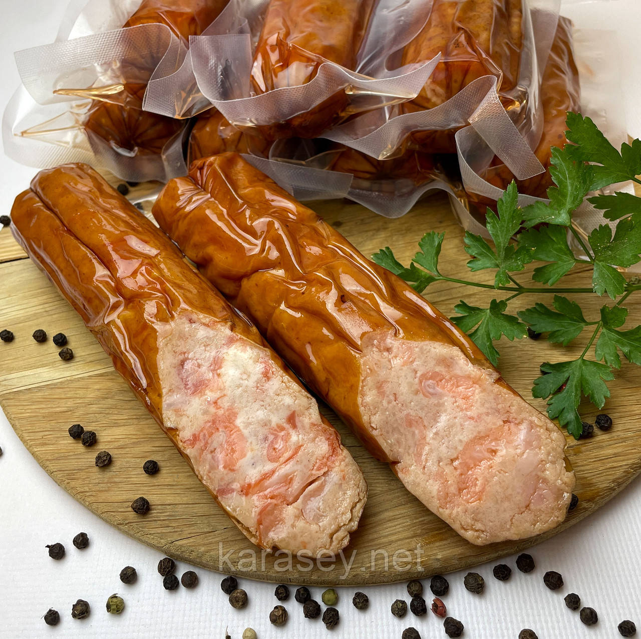 Ковбаса лосось/біла риба г/к, фото 1