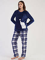 Теплий жіночий комплект Vienetta велсофт