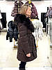 Пуховик жіночий ZLLY 25528 SEAL BROWN, фото 5